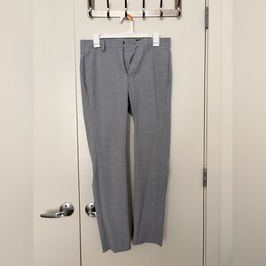Gray Checkered Trousers